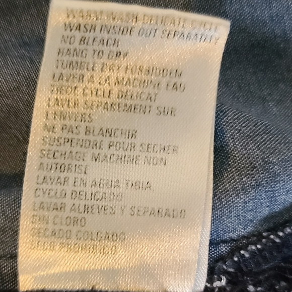 Chambray denim short sleeve shirt - Picture 9 of 12